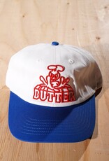 BUTTER GOODS BUTTER GOODS ALIEN 6 PANEL CAP - WHITE/COBALT