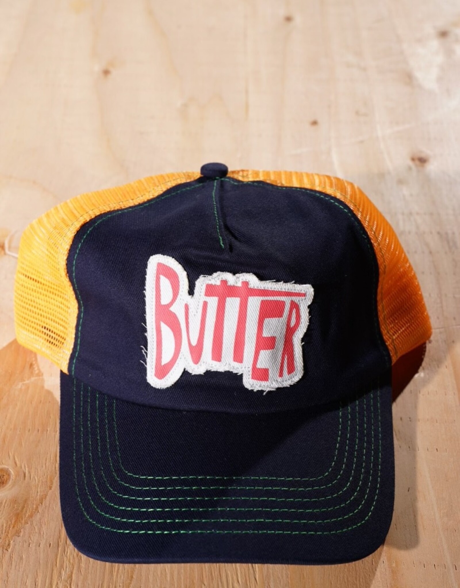 BUTTER GOODS BUTTER GOODS SKETCH TRUCKER HAT - DEEP BLUE