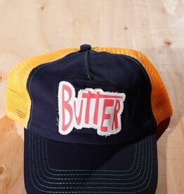 BUTTER GOODS BUTTER GOODS SKETCH TRUCKER HAT - DEEP BLUE