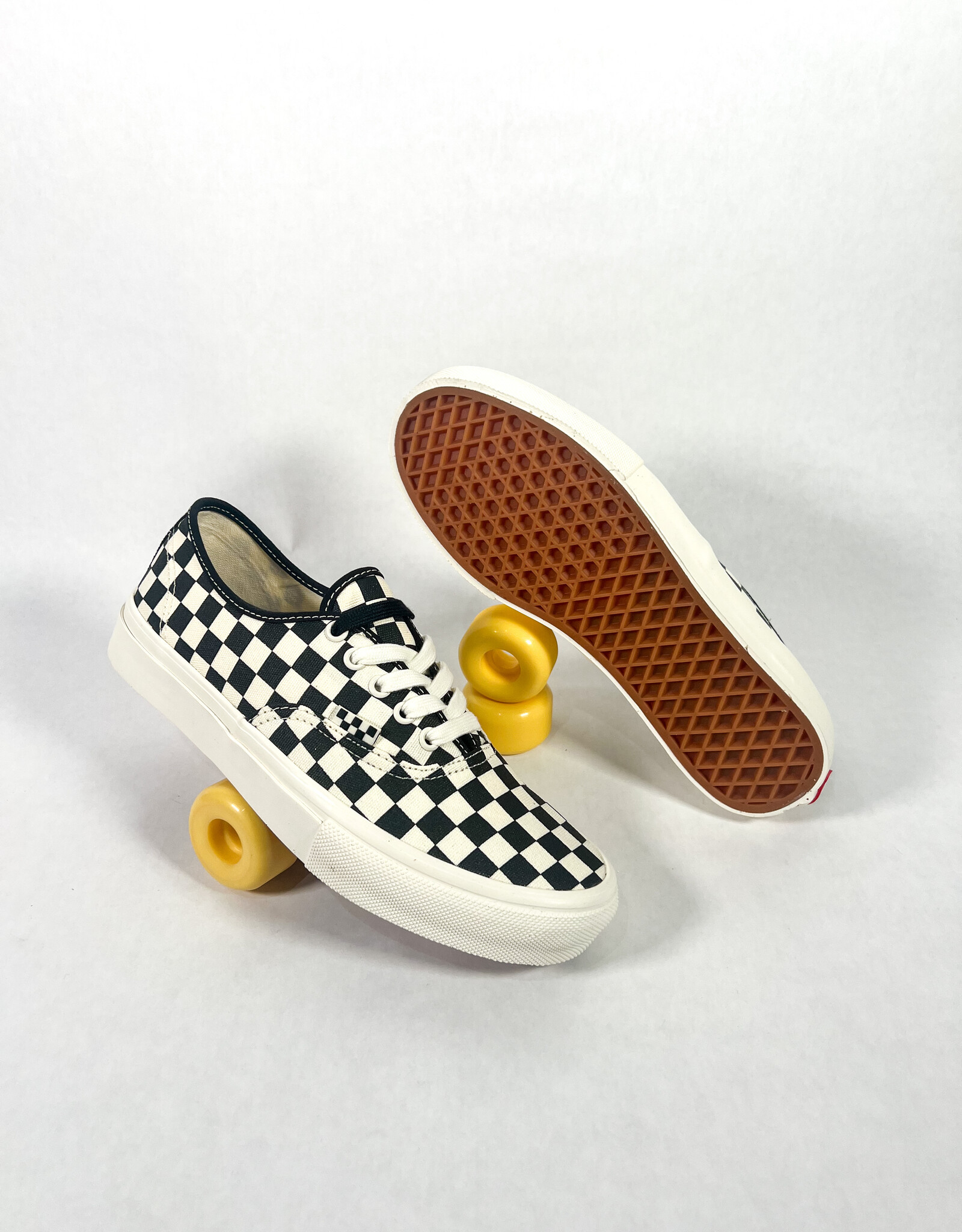 VANS SKATE AUTHENTIC - CHECKERBOARD MARSHMALLOW