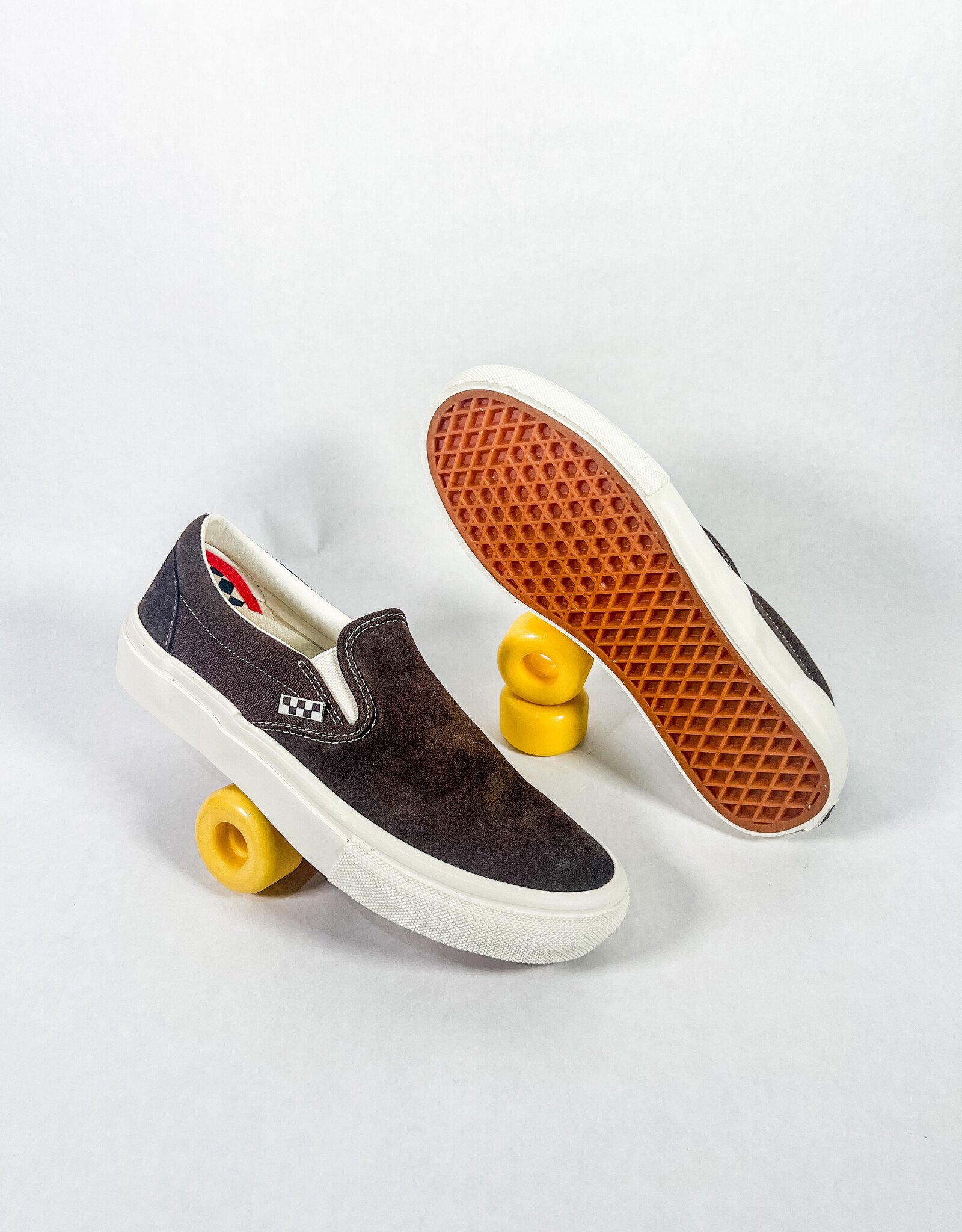 VANS SKATE SLIP ON - CHOCOLATE BROWN