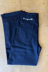 KINGSWELL KINGSWELL MOUSE SCRIPT CHINO PANTS - BLACK