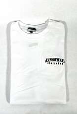 KINGSWELL KINGSWELL MEZA SCRIPT SKATESHOP TEE - WHITE