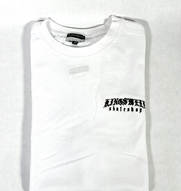 KINGSWELL KINGSWELL MEZA SCRIPT SKATESHOP TEE - WHITE