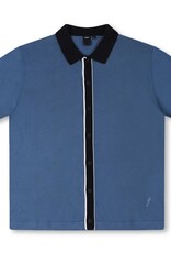 FORMER FORMER MARILYN S/S KNIT SHIRT - STEEL