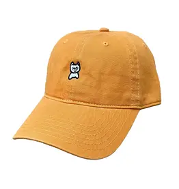 MEOW SKATEBOARDS MEOW UNSTRUCTURED HAT - MUSTARD
