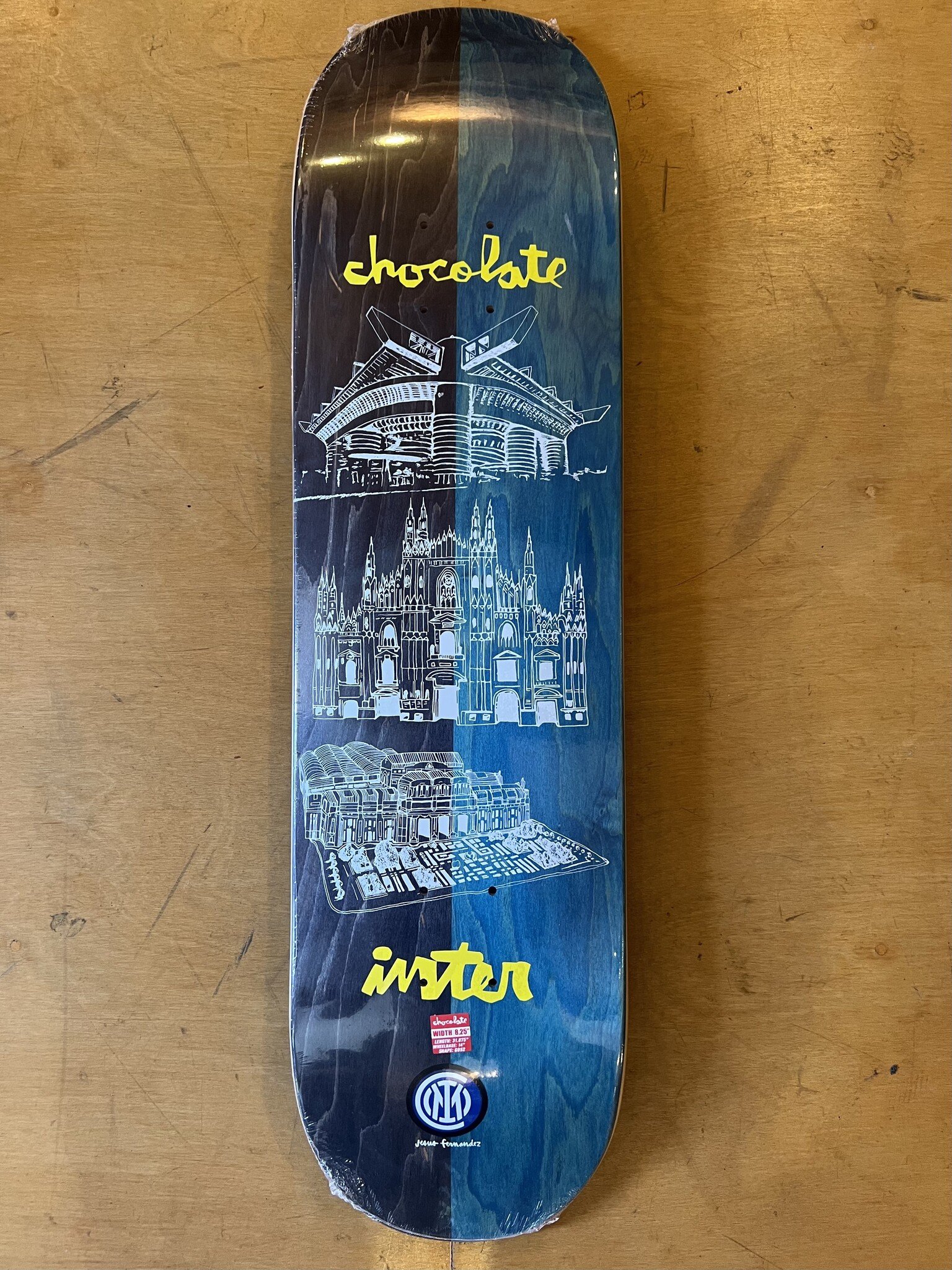 CHOCOLATE X INTER FC FERNANDEZ/VITETTA DECK - 8.25 - KINGSWELL