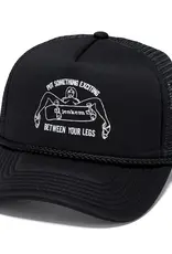 JENKEM JENKEM LEGS TRUCKER HAT - BLACK/BLACK