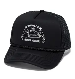 JENKEM JENKEM LEGS TRUCKER HAT - BLACK/BLACK