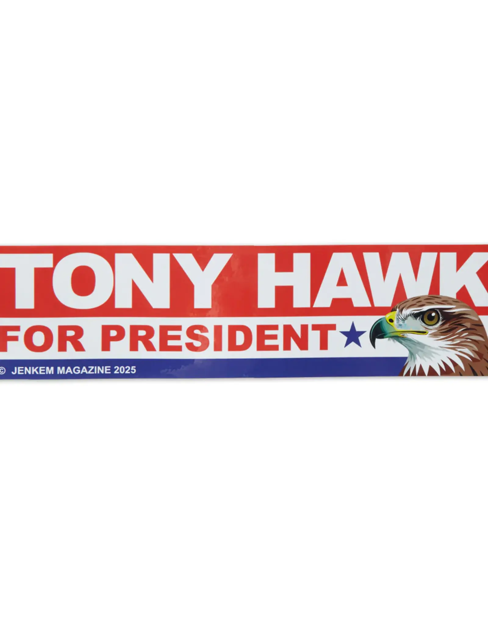 JENKEM JENKEM HAWK 4 PREZ BUMPER STICKER - MULTI