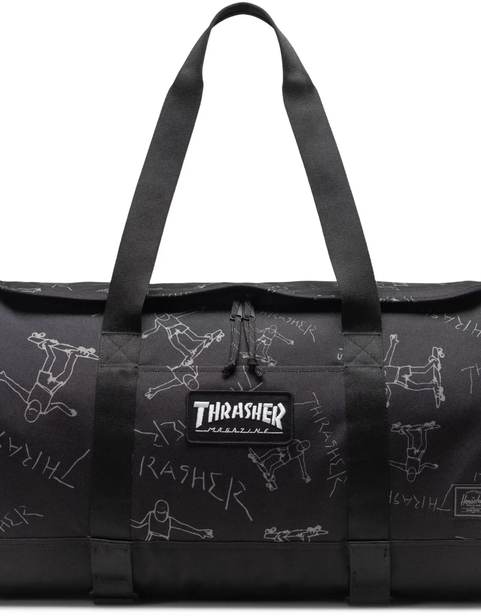 Thrasher Gonz Herschel Skate Duffle Bag - Black - KINGSWELL