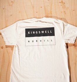 KINGSWELL KINGSWELL NOB HILL TEE - IVORY/BLACK