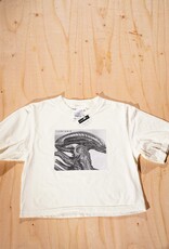 KINGSWELL KINGSWELL ALIEN CROP TOP - IVORY