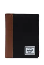 HERSCHEL Hershel Raynor Passport Holder - Black / Tan