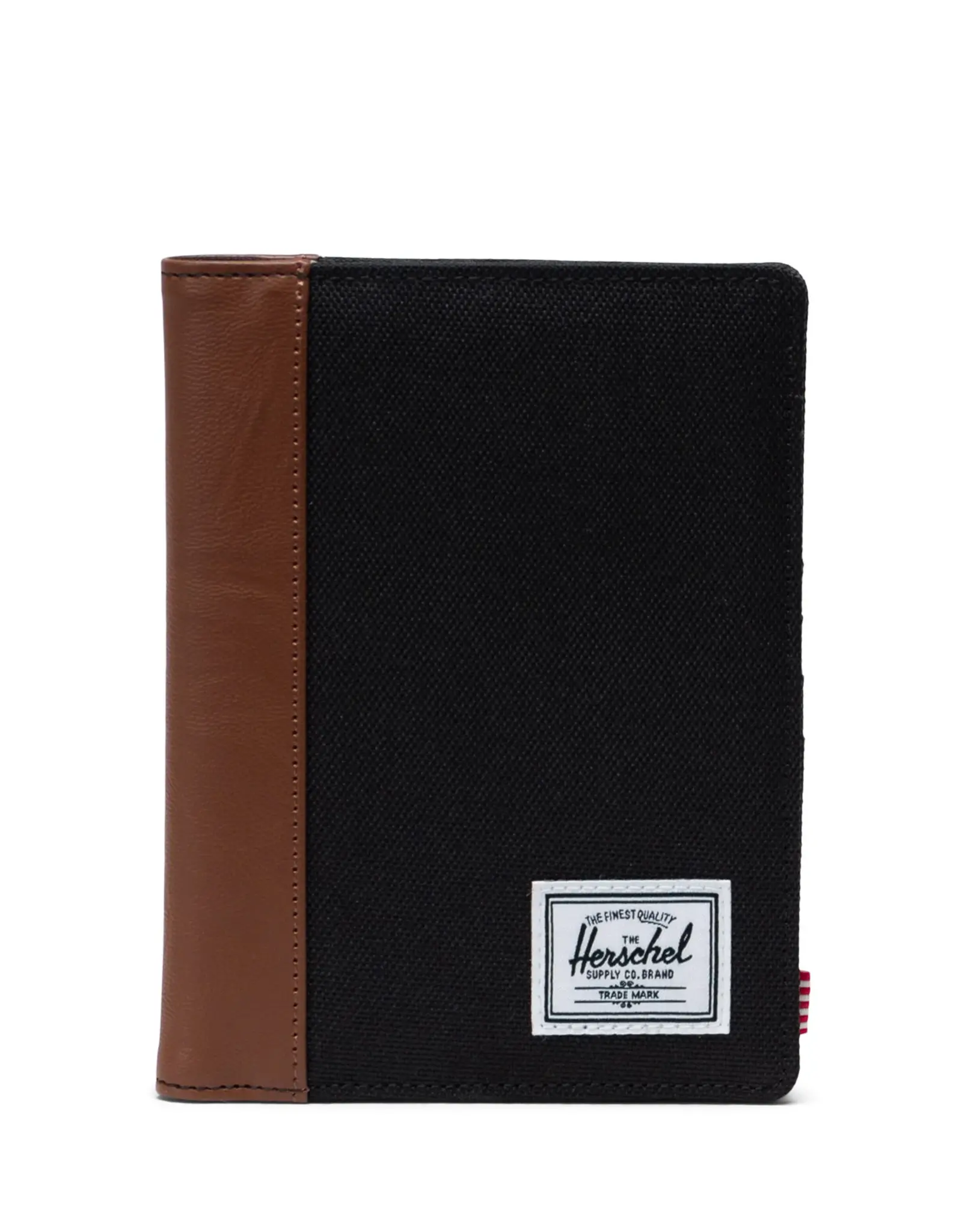HERSCHEL Hershel Raynor Passport Holder - Black / Tan