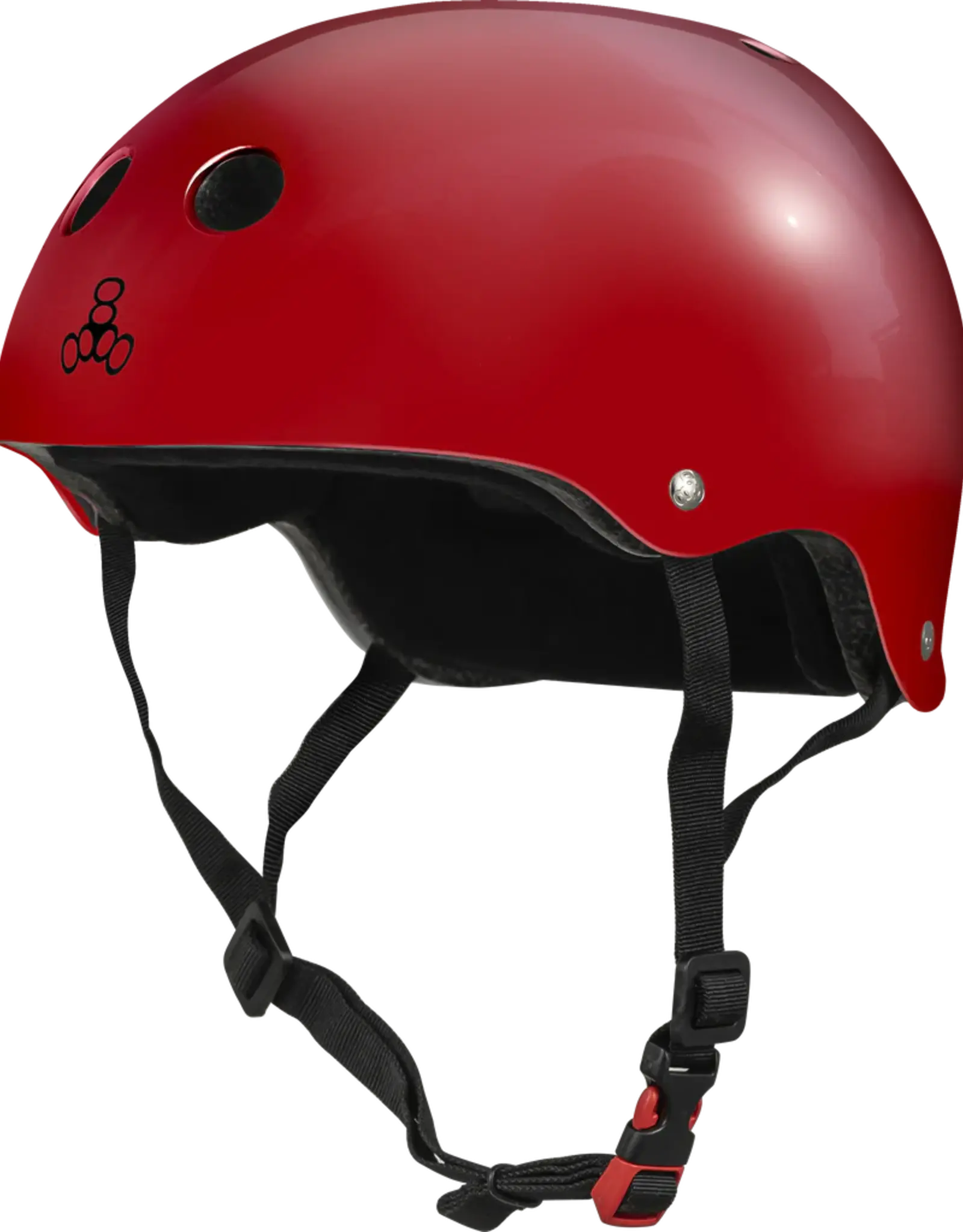 TRIPLE 8 TRIPLE 8 ADULT HELMET - SCARLET RED GLOSSY