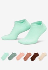 NIKE NIKE EVERYDAY PLUS CUSHIONED NO SHOW SOCKS 6 PACK - MULTICOLOR