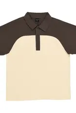QUASI SKATEBOARDS QUASI LESLIE RAGLAN POLO SHIRT - EARTH