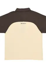 QUASI SKATEBOARDS QUASI LESLIE RAGLAN POLO SHIRT - EARTH