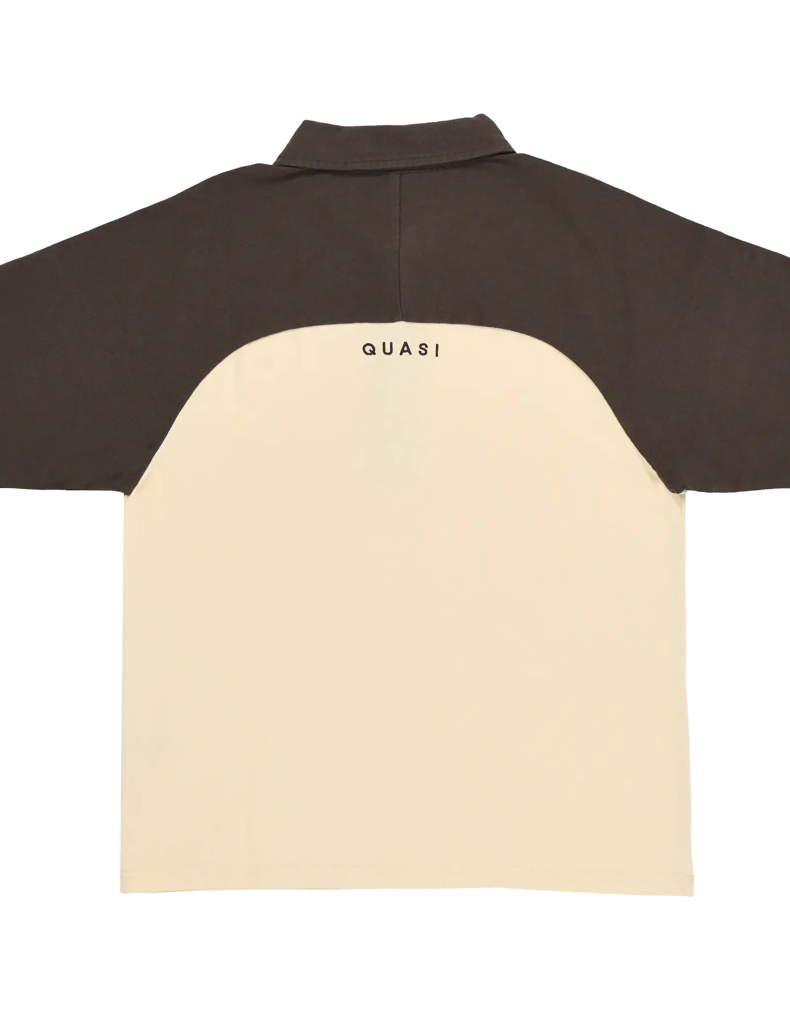 QUASI SKATEBOARDS QUASI LESLIE RAGLAN POLO SHIRT - EARTH