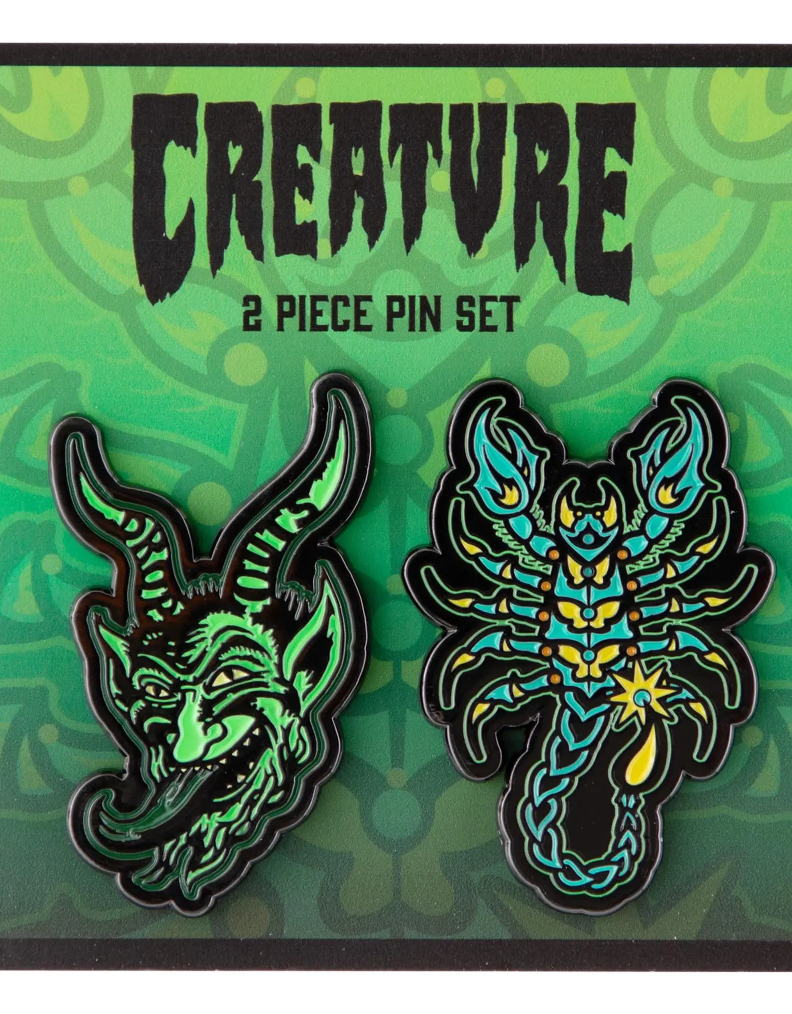 CREATURE Hellion Pin Set - Green / Black