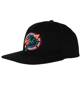 SANTA CRUZ Natas MFG Panther Snapback Structured Hat - Black