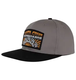 SANTA CRUZ Screaming Connect Snapback Structured Hat - Char / Black
