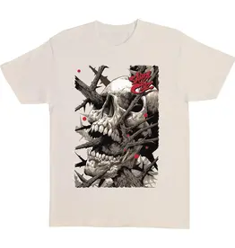 SANTA CRUZ Pace Deathtrap Oversized S/S Heavyweight T-Shirt - Natural