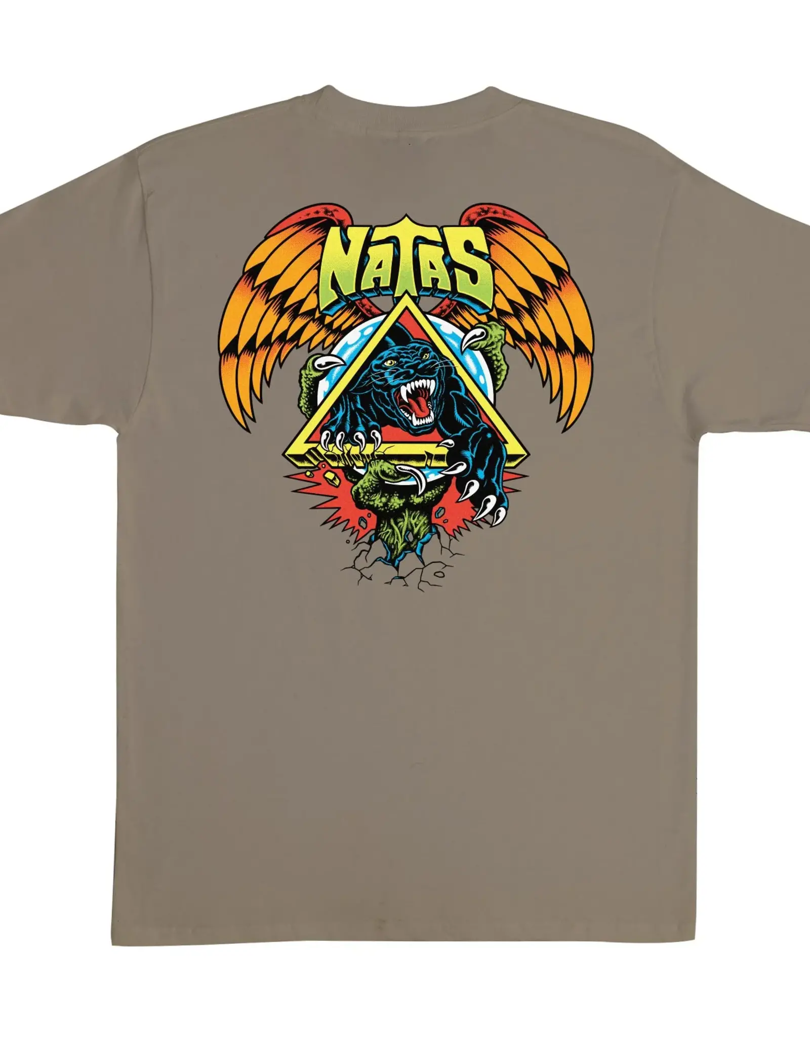 SANTA CRUZ Natas SC Panther S/S Heavyweight T-Shirt - Prairie Dust