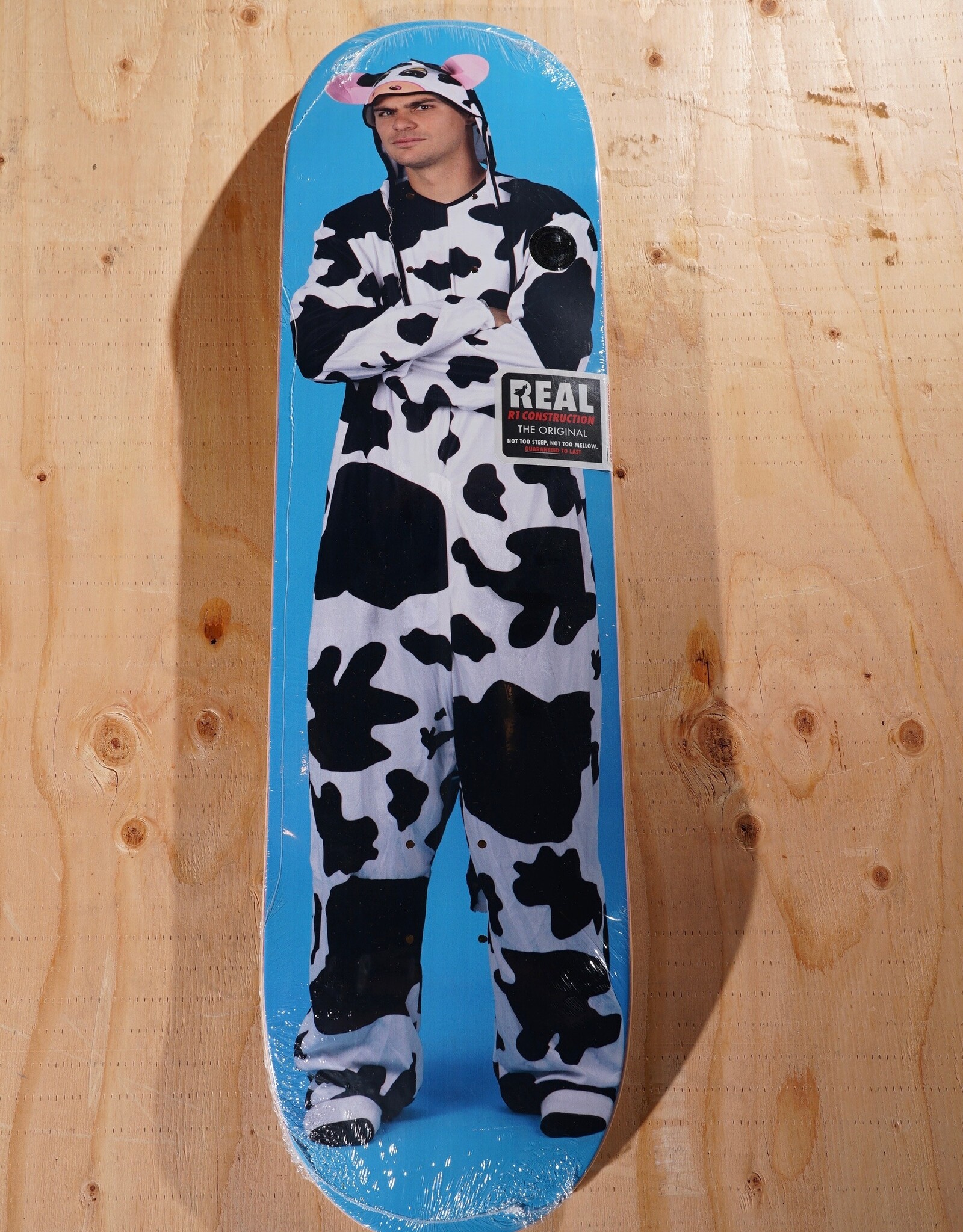 REAL SKATEBOARDS REAL MASON COW DECK - 8.25
