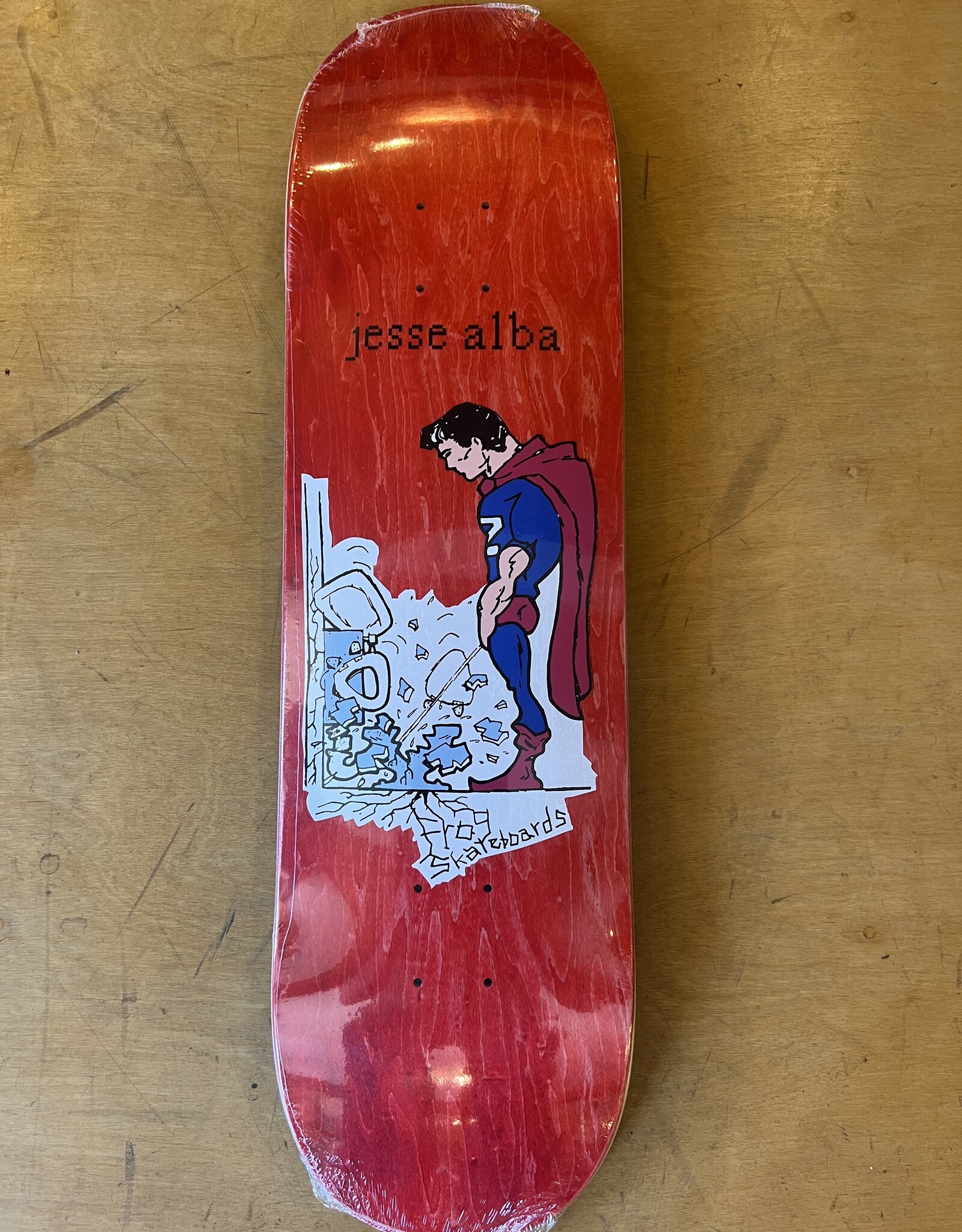 スケートボード Frog 8.25 Jesse Alba Fedora Skateboard Frog Fedora Jesse Alba Deck 8.25 – Aboveboard Skateshop