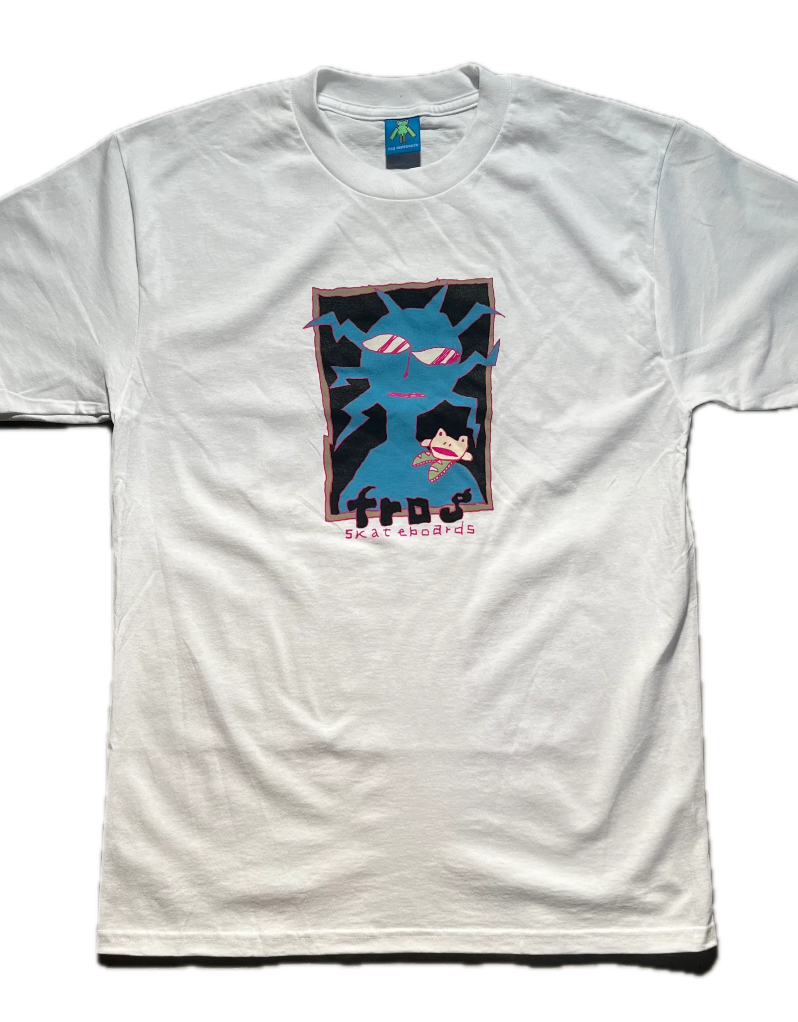 FROG Shoulder Frog T-Shirt - White
