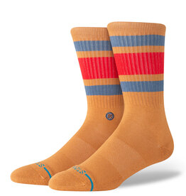 STANCE Boyd Stripe Crew Sock - Tan Brown