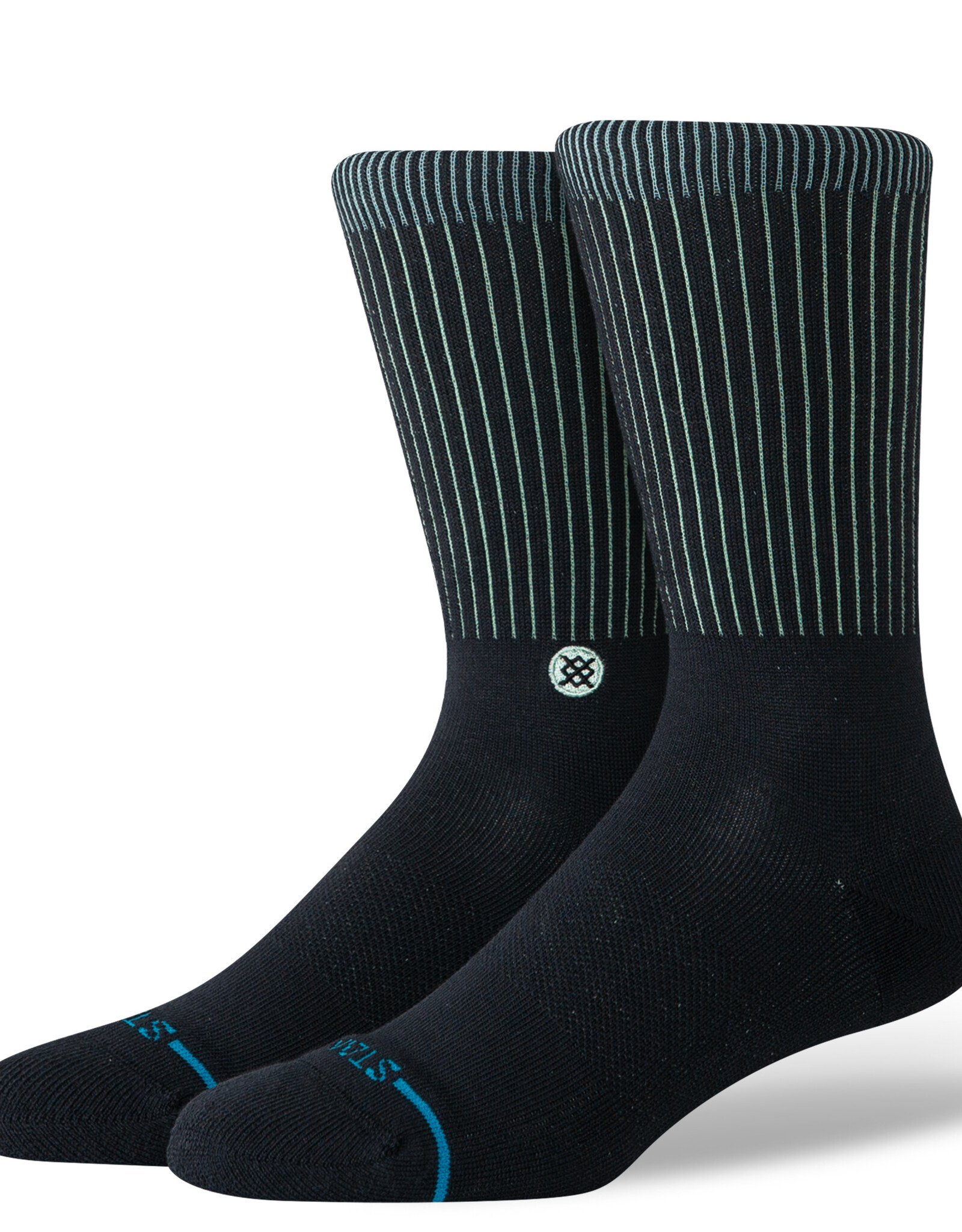 STANCE Icon Pop Crew Sock - Black Teal