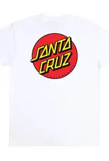 SANTA CRUZ Classic Dot S/S Heavyweight T-shirt - White