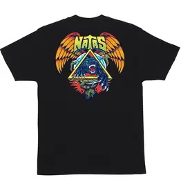 SANTA CRUZ Natas SC Panther S/S Heavyweight T-Shirt - Black