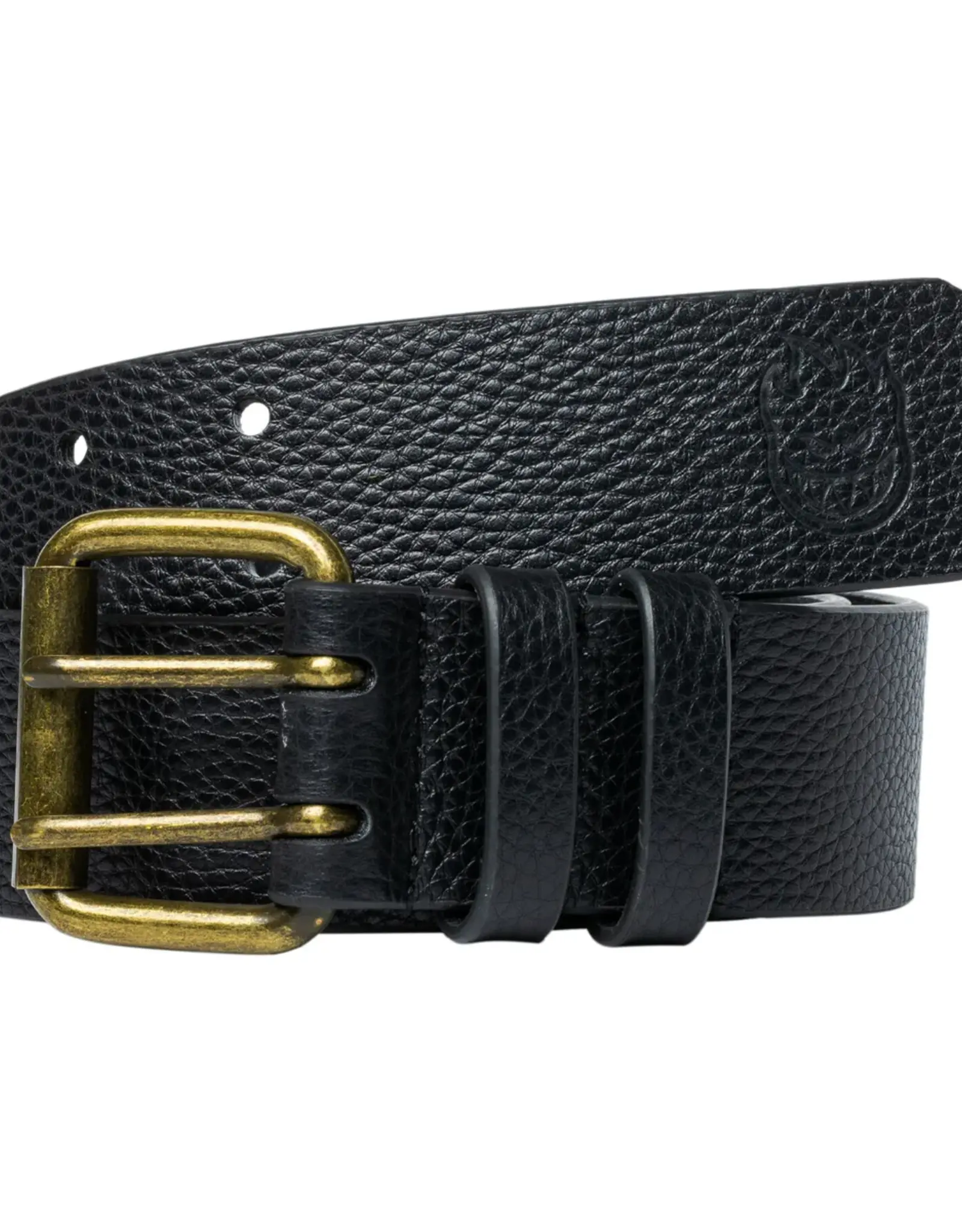 SPITFIRE SPITFIRE BIG HEAD LEATHER BELT - BLACK