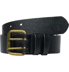 SPITFIRE SPITFIRE BIG HEAD LEATHER BELT - BLACK