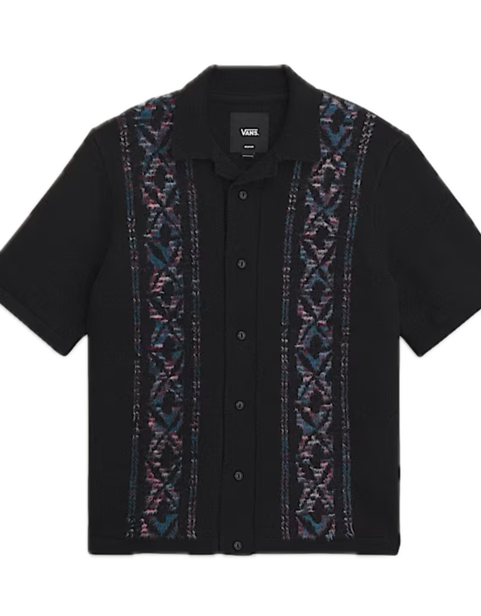 VANS Wheeler Sweater Polo S/S - Black