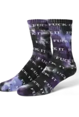 Fuck It TieDye Sock - Purple