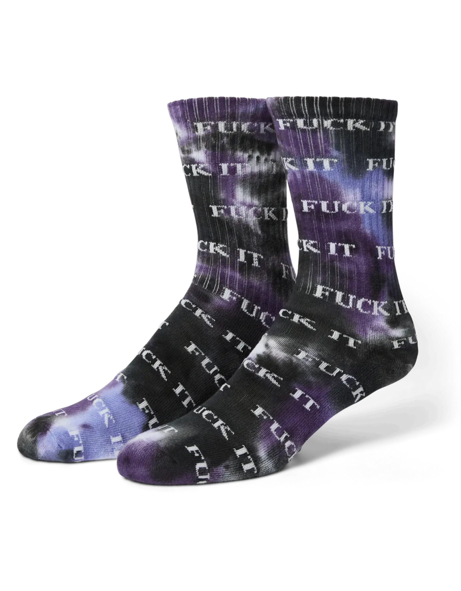 Fuck It TieDye Sock - Purple