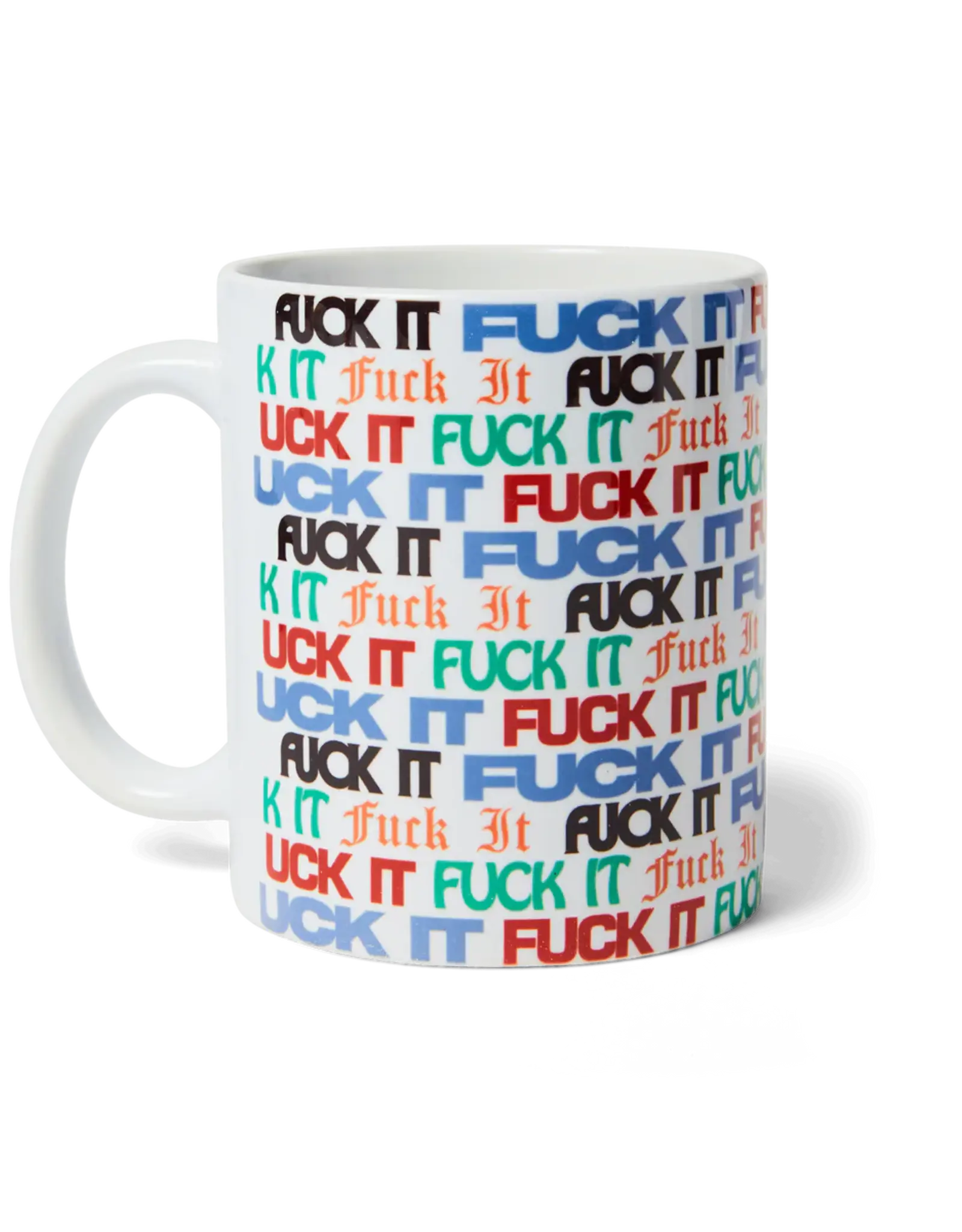 Fuck It Flyer Mug - White