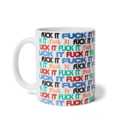 Fuck It Flyer Mug - White