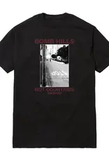 GX1000 Bomb Hills Not Countries Tee - Black / Burgundy