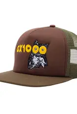 GX1000 Owl Trucker Hat - Brown / Green