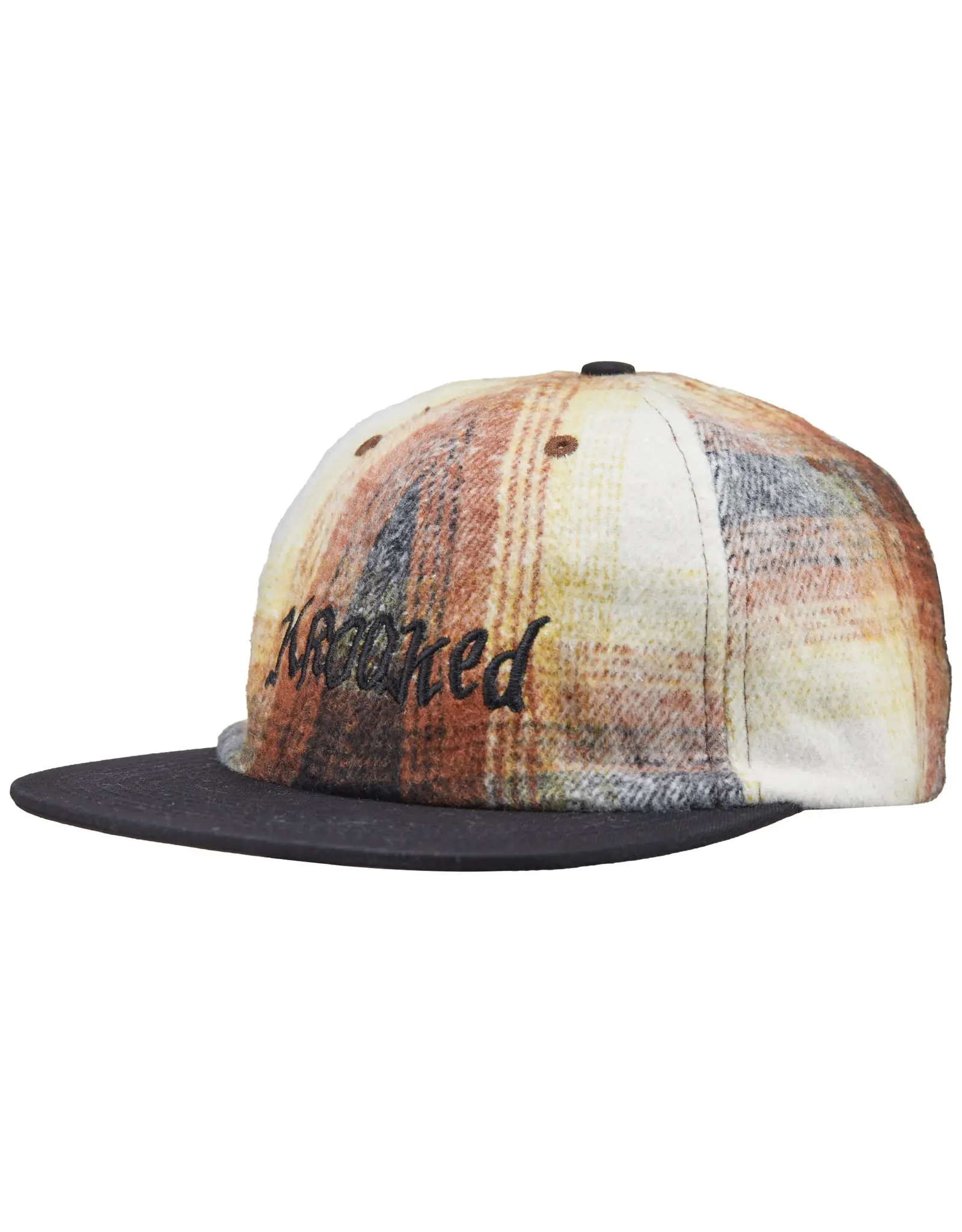 Double OK Script Hat - Flannel