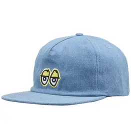 KROOKED Eyes Hat - Washed Denim