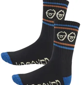 Eyes Sock - Black/Blue/Brown