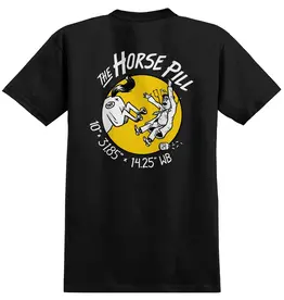 ANTI HERO Horse Pill Tee - Black/Yellow
