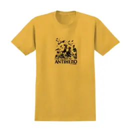 ANTI HERO Pigeon Intelligence Tee - Mustard